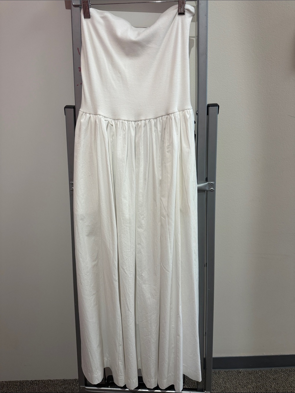 Double Zero White Strapless Maxi Dress